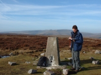 Client enjoying a navigation course - Llangynidr Moors